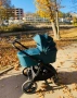  Бебешка количка 2 в 1 KinderKraft - Nea, тъмнозелена, снимка 1