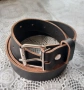 МАКСИ Мъжки колан (до 155 см) – ЕСТЕСТВЕНА КОЖА – Ръчна изработка, снимка 4