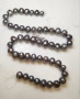 Огърлица от култивирани Таитянски перли (Tahitian perls)., снимка 6