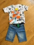 Нови Детски къси дънки и тениска H&M ръст 158, снимка 8