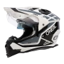 Ендуро каска O'NEAL SIERRA II R white/black/gray v.24 (М 58 см), снимка 2