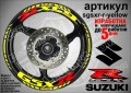 Suzuki GSX-R кантове и надписи за джанти, снимка 10