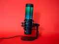 HyperX QuadCast S RGB Микрофон Геймърски USB Mic PC PS4 PS5 Mac XBOX Windows Linux, снимка 1