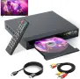 Tojock HDMI AV HD TV DVD плейър Коаксиален изход AV кабел USB вход Без регионално кодиране, снимка 1