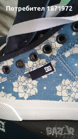 Продавам нови ,дамски кецове DC shoes , номер 38., снимка 8 - Кецове - 54366703