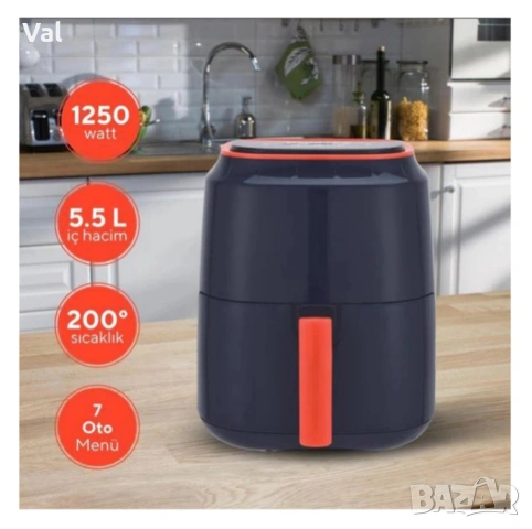 Фритюрник KUMTEL Airfryer с LED дисплей и сензорно управление