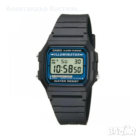 Нов часовник Casio F-105W-1AWYEF - гаранция