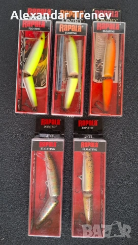 Воблери Rapala Jointed, снимка 6 - Такъми - 54662780