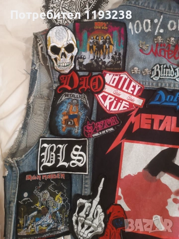 Battle Jacket(хеви метъл) елек, снимка 3 - Якета - 55015296