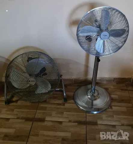 Мощни метални вентилатори настолни, подови и стоящи отлично състояние, снимка 2 - Вентилатори - 55482841