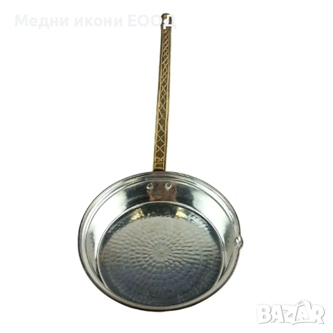 ТИГАН ОТ КОВАНА МЕД СРЕДЕН, снимка 3 - Съдове за готвене - 54644157