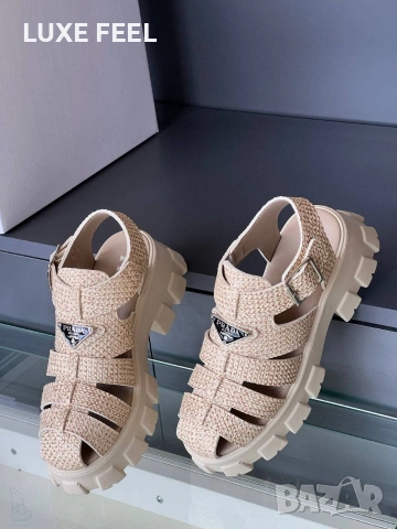 Prada ⚜️ Дамски Сандали , снимка 2 - Сандали - 54368497