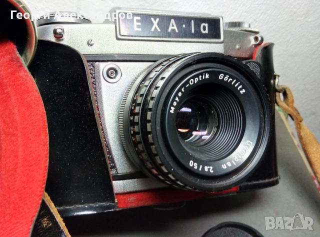Стар ЛЕНТОВ ФОТОАПАРАТ Exa Ia Ihagee Dresden ГДР КРАСОТА !, снимка 3 - Антикварни и старинни предмети - 54223060