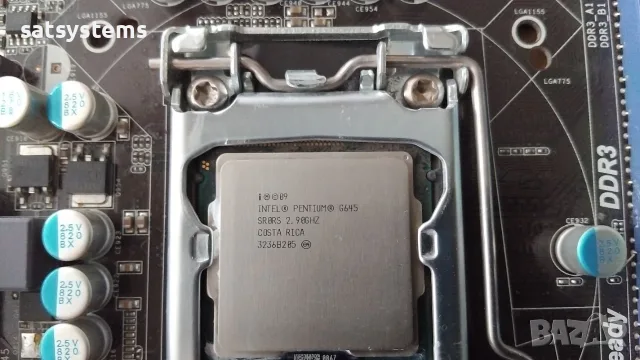 Дънна платка ASRock H61M-DGS Socket LGA1155 CPU+FAN+RAM, снимка 6 - Дънни платки - 55341718