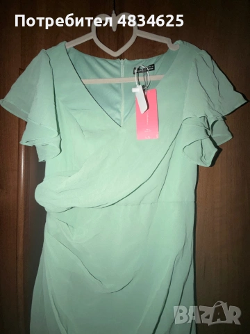 Maxi dress safe mint green new, снимка 2 - Рокли - 55285733