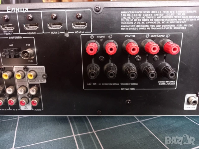 Ресийвър Yamaha HTR-4064, снимка 12 - Ресийвъри, усилватели, смесителни пултове - 54538895