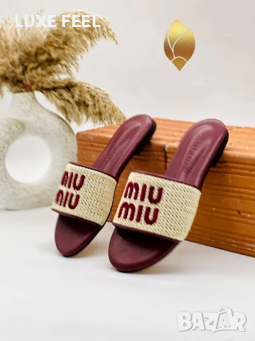 MIU MIU ⚜️ GUCCI ⚜️Дамски Чехли, снимка 5 - Чехли - 54541529