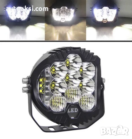Халоген/Боен Фар с двоен LED дизайн 12/24V-63510