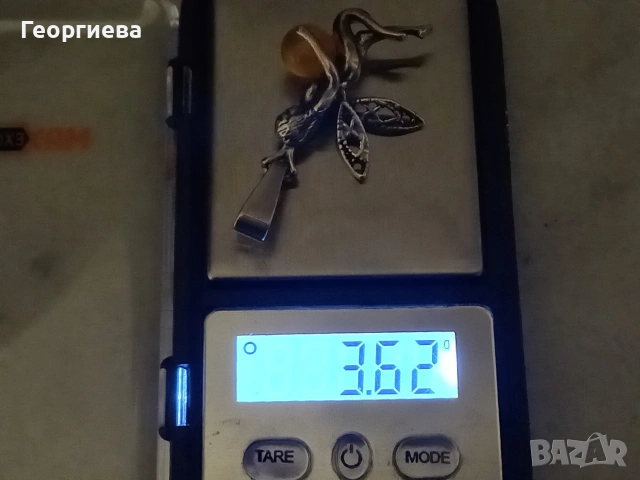 Две сребърни висулки с кехлибар , снимка 10 - Колиета, медальони, синджири - 54826572