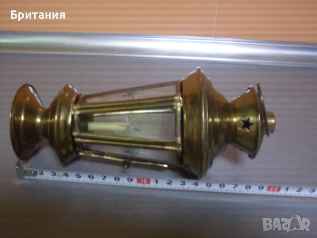 Бронзов фенер., снимка 6 - Антикварни и старинни предмети - 54391524