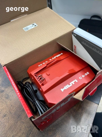 Високоскоростно зарядно устройство Nuron C 6-22 за всички батерии Nuron на Hilti - ново, снимка 4 - Други инструменти - 54137210