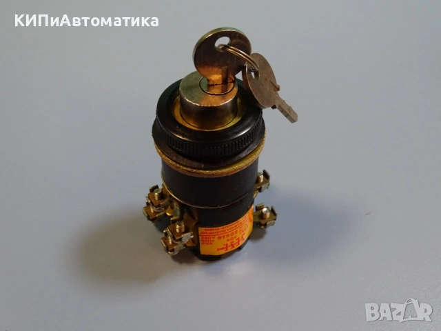 бутон ВТ 502 Елпром със секретен ключ 2NO+2NC 1.25A, снимка 5 - Резервни части за машини - 54411858