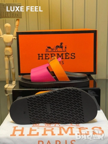 Hermes ⚜️Дамски Чехли, снимка 7 - Чехли - 54592780