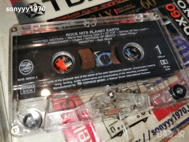 ROCK HITS PLANET-ORIGINAL TAPE 1905261706H2E6R, снимка 2 - Аудио касети - 54607415