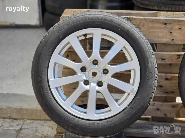 5х112 16 Джанти Mercedes Volkswagen Seat Skoda 5x112 ЕТ 38 , J 7 Централен отвор 66.6 с втулка 57.1 , снимка 4 - Аксесоари и консумативи - 55010346