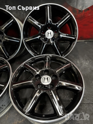 Оригинални алуминиеви джанти за Хонда (Honda), 17 цола, 5х114.3, снимка 5 - Гуми и джанти - 55512038