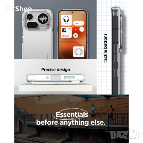 SPIGEN ULTRA HYBRID NOTHING PHONE 4A PRO CRYSTAL CLEAR, снимка 4 - Калъфи, кейсове - 54887393