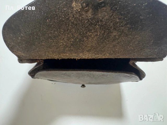 Стара кожена паласка, снимка 5 - Антикварни и старинни предмети - 54358532