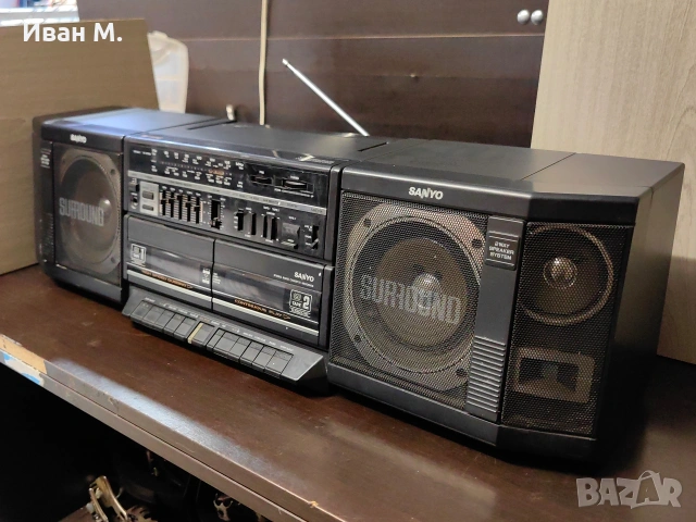 Радиокасетофон Sanyo M803SR , снимка 4 - Радиокасетофони, транзистори - 54426932
