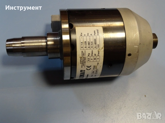 Мотор шпиндел FAEMAT FA80C electrо spindle 0-1.6kW, 220V, снимка 2 - Резервни части за машини - 54855115
