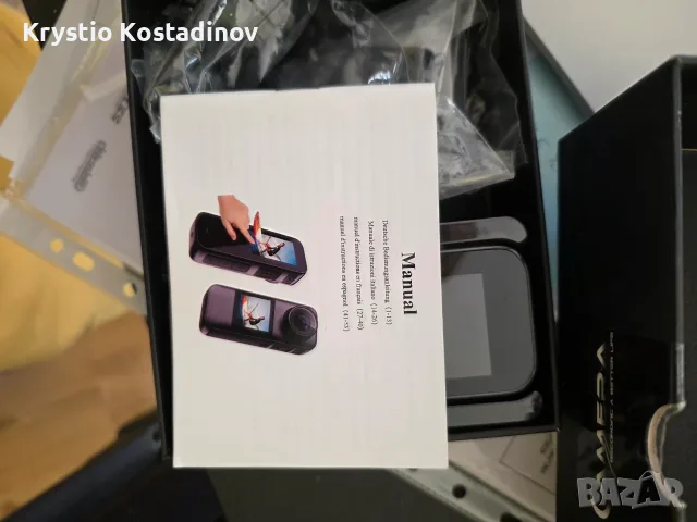 Екшън камера (Action Camera) с двоен екран и аксесоари -Чисто нова, снимка 2 - Камери - 55349424