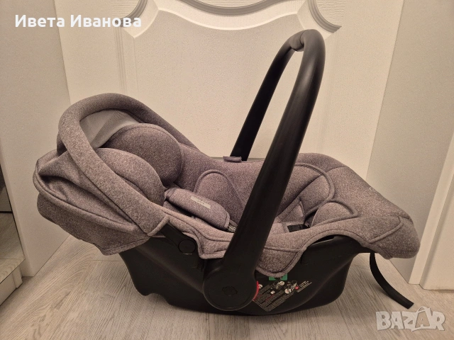 Кошница за кола Lorelli - Joy, i-Size, 40-85 cm, Grey Jasper , снимка 3 - Столчета за кола и колело - 54167858