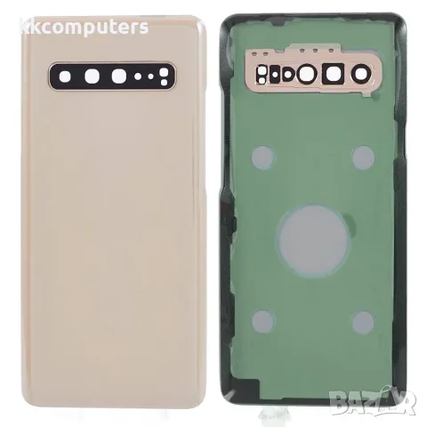 OEM Заден Корпус за Samsung Galaxy S10 5G G977 със Залепващ Стикер и Стъкло за Камера – 3 цвята, снимка 2 - Резервни части за телефони - 55672115