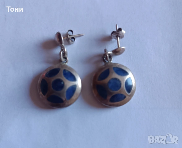 Сребърни обеци проба 925