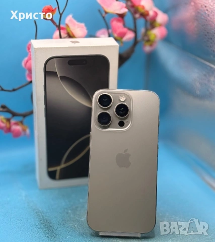 Apple iPhone 16 Pro, 256GB, 5G, Natural Titanium , снимка 4 - Apple iPhone - 54110117