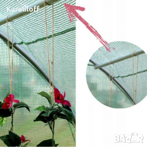 Градиснка оранжерия със стабилна конструкция - перфектен микроклимат за вашите растения - 6 х 3 х 2м, снимка 5 - Оранжерии - 53972114