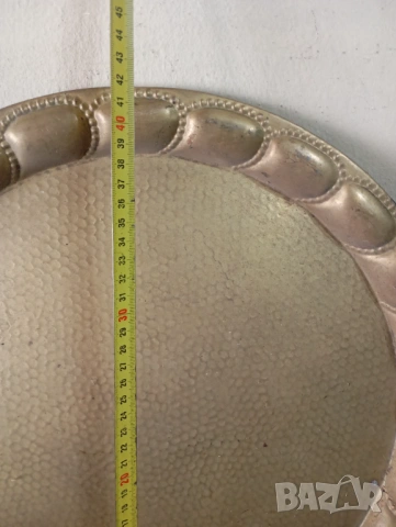 стара бронзова табла,поднос, снимка 2 - Други ценни предмети - 54122711