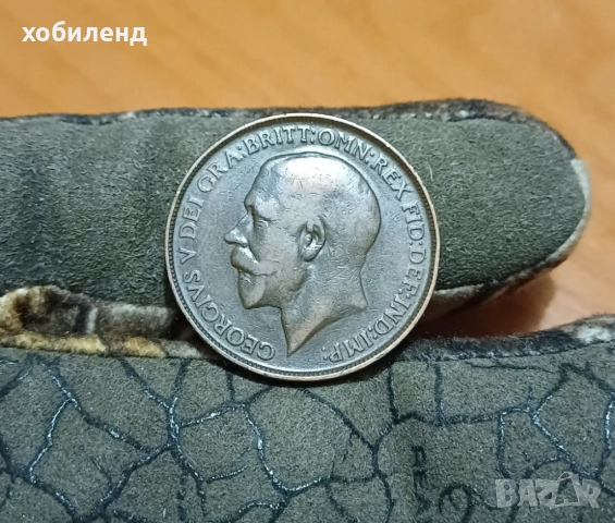 1 пени Великобритания 1912