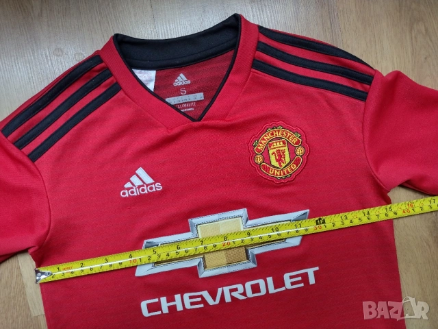 Manchester United / Adidas - детски футболен екип на Манчестър Юнайтед, снимка 3 - Детски тениски и потници - 54489831