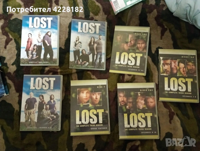 Lost season 3 и 4 DvD, снимка 7 - DVD филми - 54372827