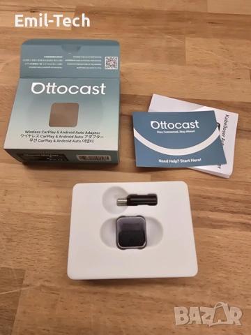 OTTOCAST Mini Core 2-в-1 безжичен CarPlay и Android Auto адаптер, снимка 11 - Аксесоари и консумативи - 54948564