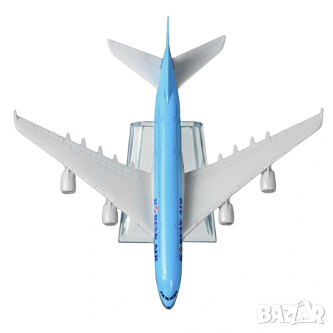 Еърбъс 380 самолет модел макет Korean Air метален A320 Южна Корея Азиатски пътнически класни превози, снимка 3 - Коли, камиони, мотори, писти - 54750314