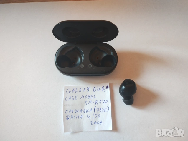 Samsung Galaxy Buds SM-R170 зарядна кутия и дясна слушалка, снимка 3 - Bluetooth слушалки - 54684204