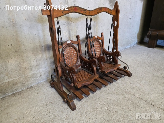 Колекционерска ретро люлка за кукли, снимка 4 - Колекции - 54359534