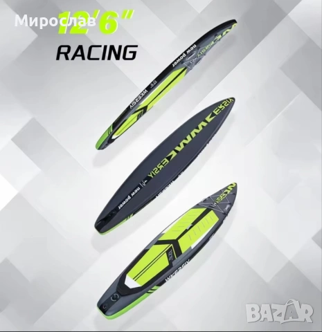 Продавам професионален падъл борд 12.6" 380см/76см/15см, снимка 5 - Водни спортове - 55270842