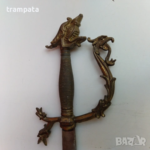 НАЙ ДОБРАТА ОФЕРТА 70см. Средновековен меч Толедо,сабя рапира шпага ятаган, снимка 3 - Антикварни и старинни предмети - 54595918